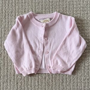 The Beaufort Bonnet Company Light Pink Kids Cardigan